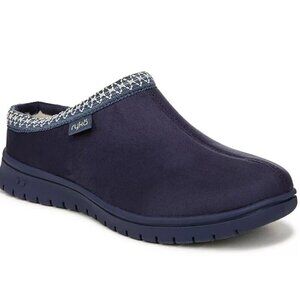 Ryka Women's Stellar Mules In Academy Blue Microfbr (WIDE)